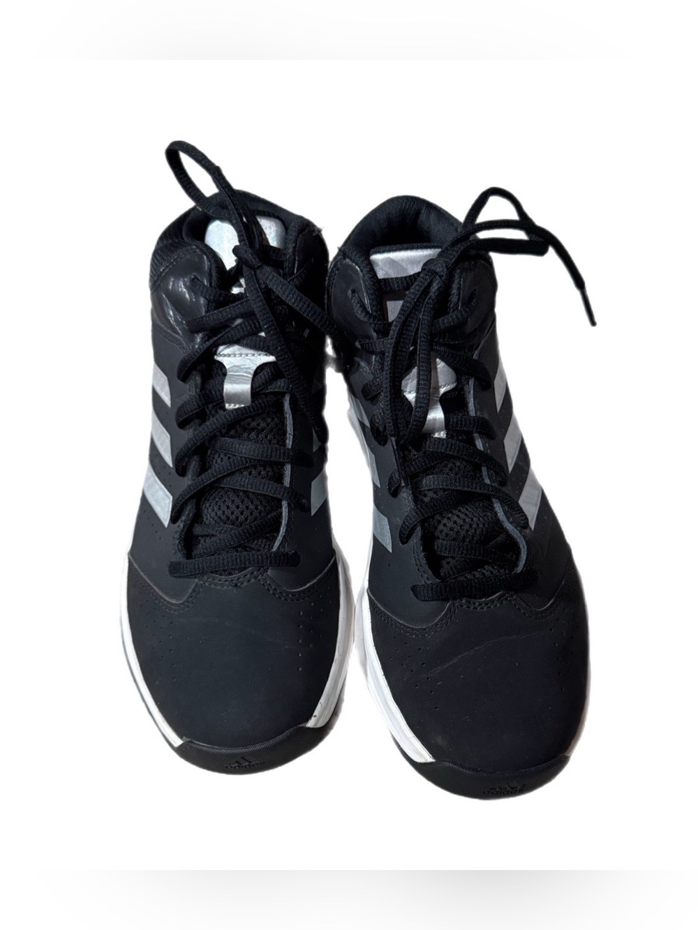 Adidas Isolation 2 C75911 Black and Silver Men's Athletic High-Top Sneakers